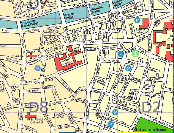 Dublin South City Map